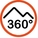 Icon of a 360° picture